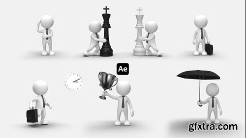 Videohive 3D People Animations 3 54670027