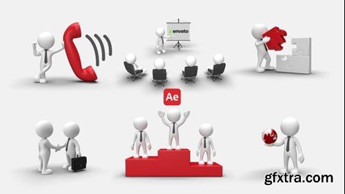 Videohive 3D People Animations 5 54670143