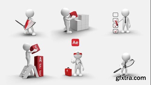 Videohive 3D People Animations 6 54670185