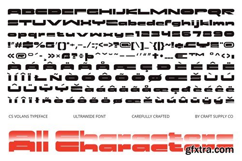 CS Volans – Techno Font 366U8LX