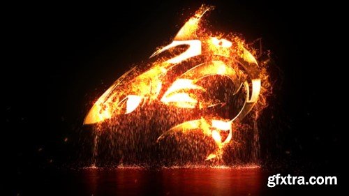 Videohive Burn Logo Opener 20219261