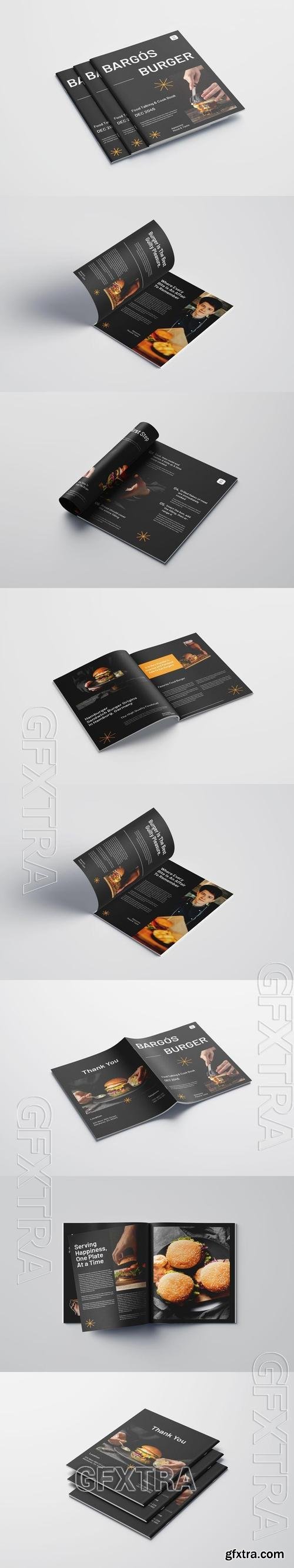 Food Talking & Cooking Magazine Template YTFFG3R