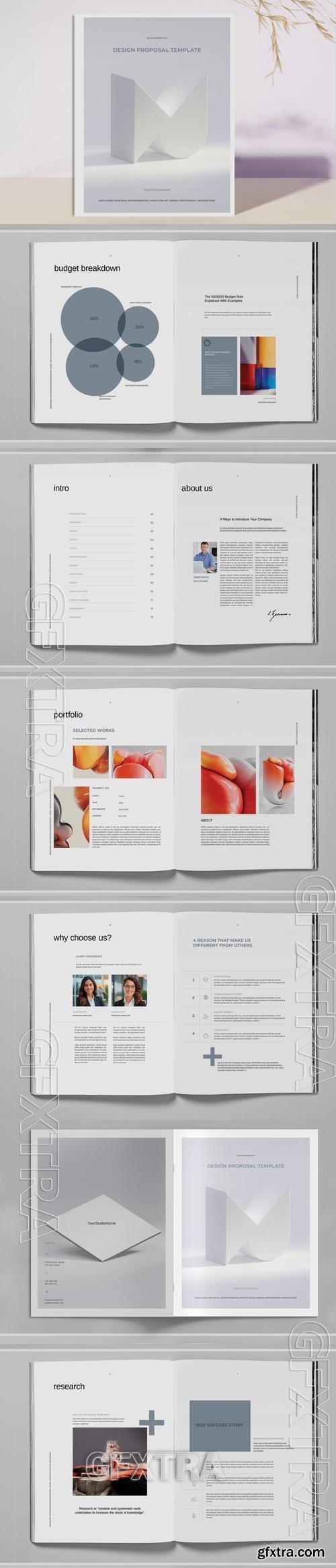 Design Proposal Brochure Template H49SJ82