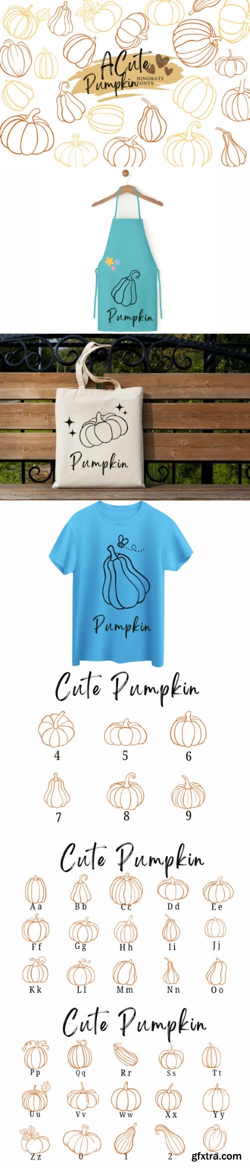 Cute Pumpkin Font