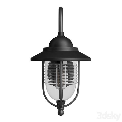 Fishermans Wall Lantern Black