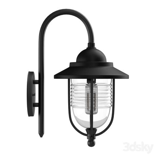 Fishermans Wall Lantern Black