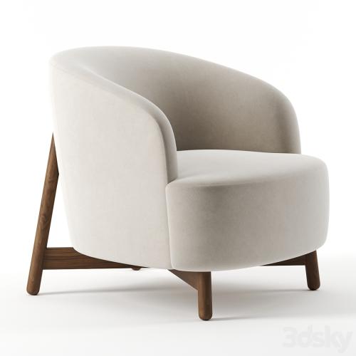 Copine armchair by Porada