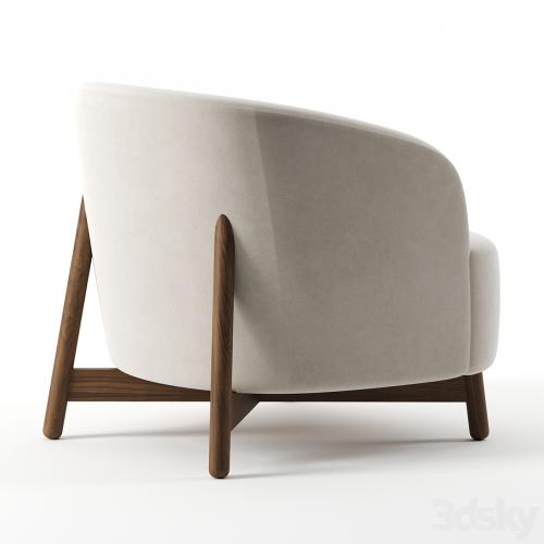 Copine armchair by Porada