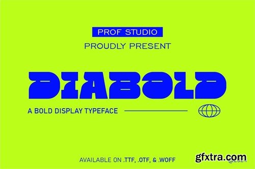 Diabold - Bold Display Typeface V2P7TXF