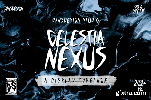 Celestia Nexus Metal Horror Graffiti Y2k Font DTAPSGZ