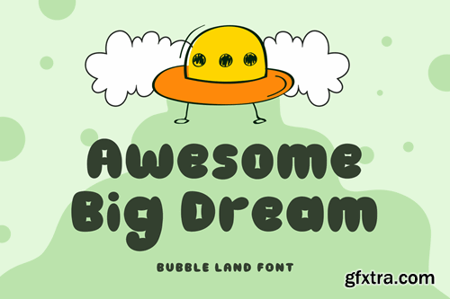 Bubbleland - Bubble Font EUTJADE