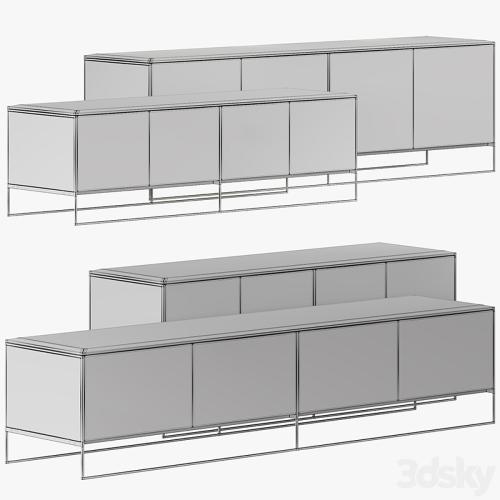 MINOTTI CALDER BRONZE LIVING HORIZZONTAL SIDEBOARD