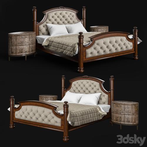 Drexel Heritage Rainier Upholstered Bed