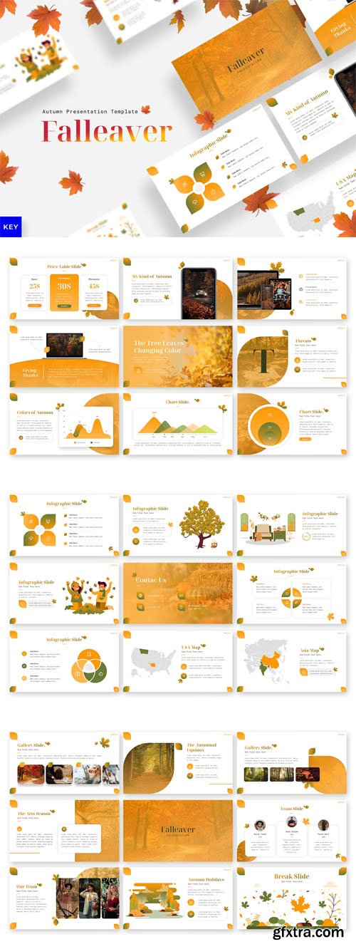 Falleaver - Autumn Keynote Presentation Template