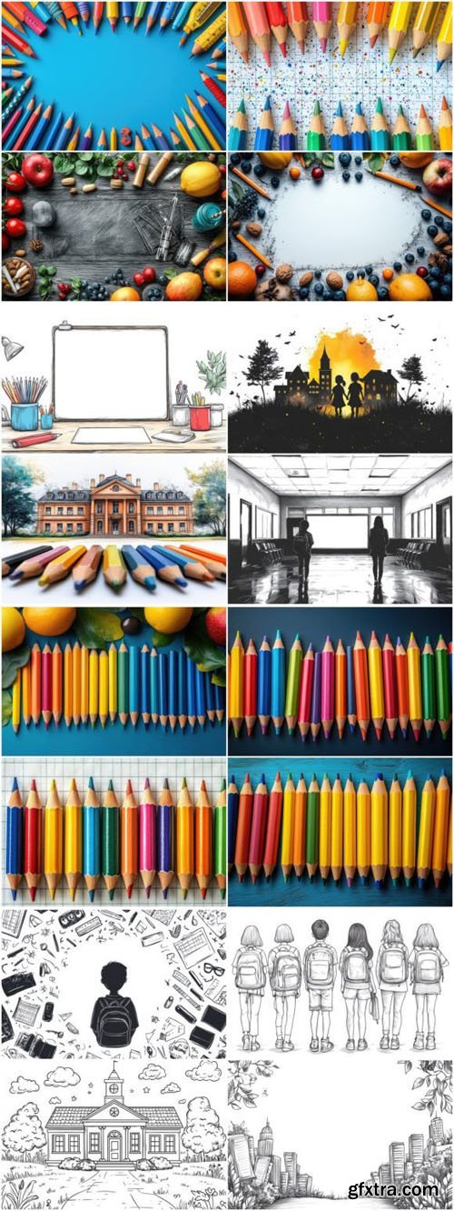 20 Back to School Backgrounds