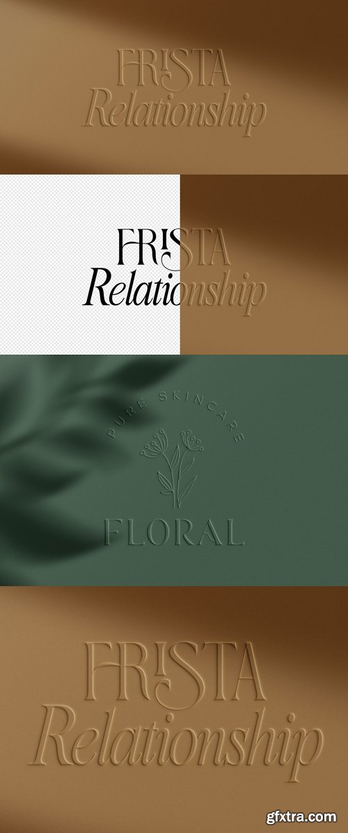 Embossed Text & Logo Effect for Photoshop