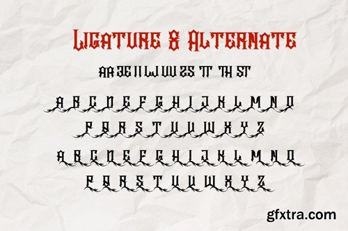 Velgrynd - Display Blackletter Font C3UG3NC