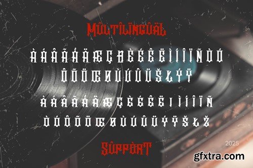 Velgrynd - Display Blackletter Font C3UG3NC