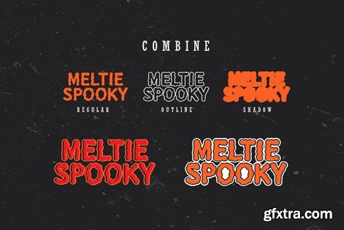 Meltie Spooky Font MGURBQ4