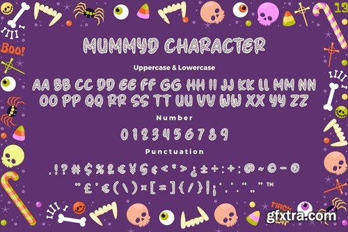 Mummyd a Playful Font TVSU73G