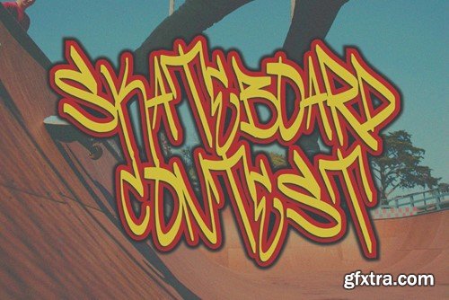 Snake Gourd - Graffiti Font UEHMF4V