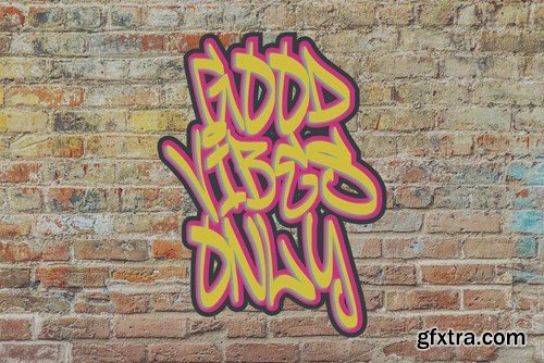 Snake Gourd - Graffiti Font UEHMF4V