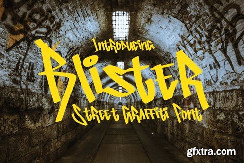 Blister - Graffiti Font 7ZWRR5Y