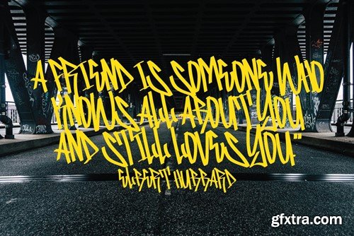 Blister - Graffiti Font 7ZWRR5Y