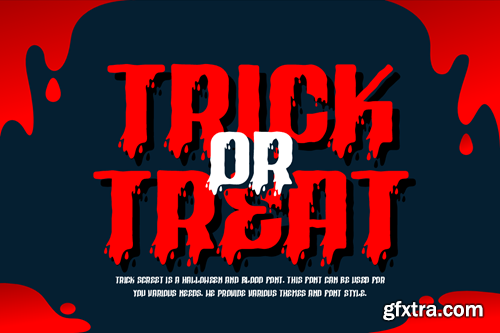 Trick Screet - Bloody & Halloween Font HLJNK8J