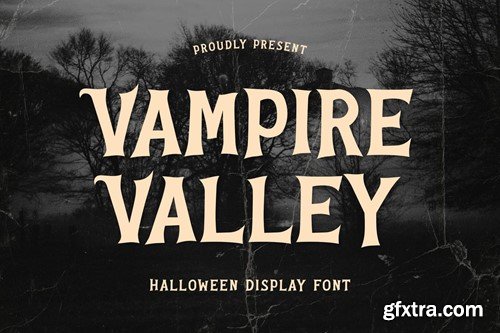 Vampire Valley - Halloween Font 6NFYMTY