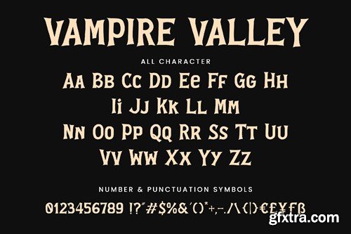 Vampire Valley - Halloween Font 6NFYMTY