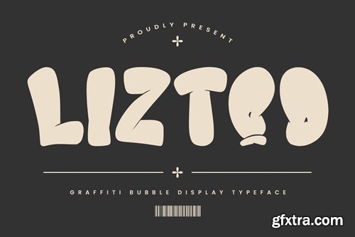 Liztoo Graffiti Bubble Display Font QJ7YJFE