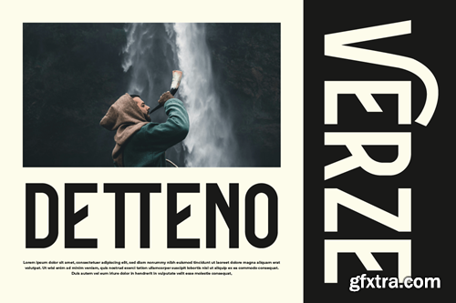 Verze Condensed Strong Font 45LAXV9