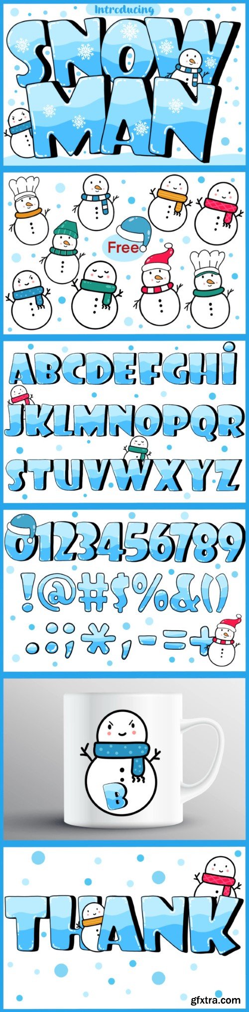 Snow Man Font