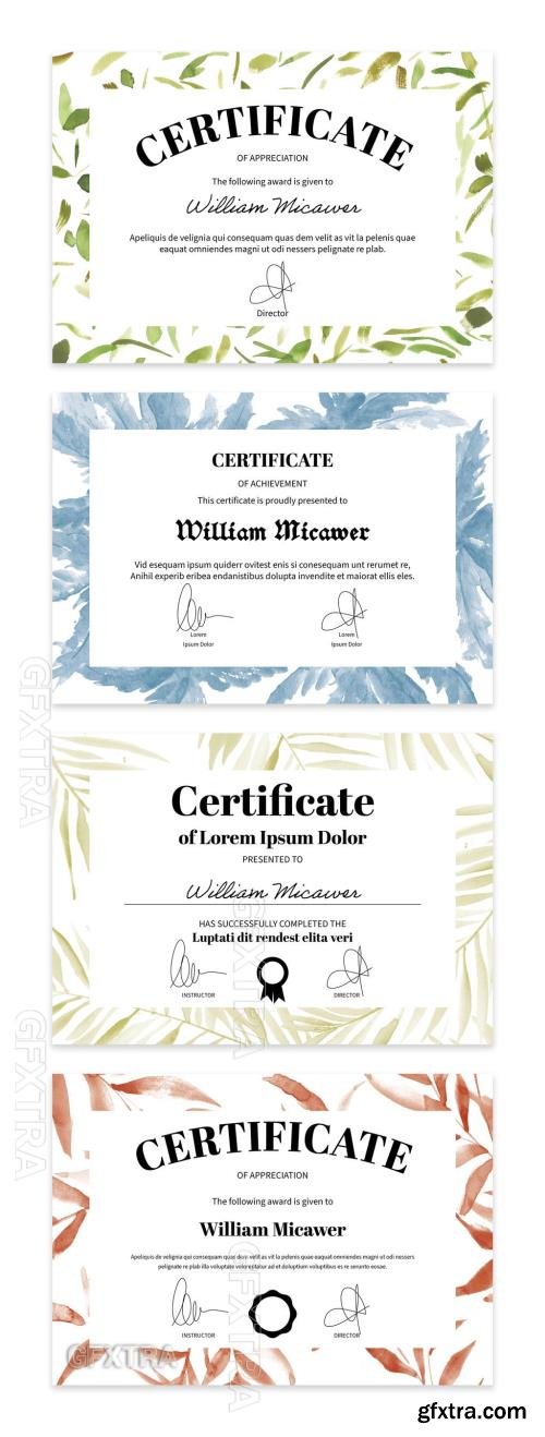 Botanical Border Certificate Set 766944864