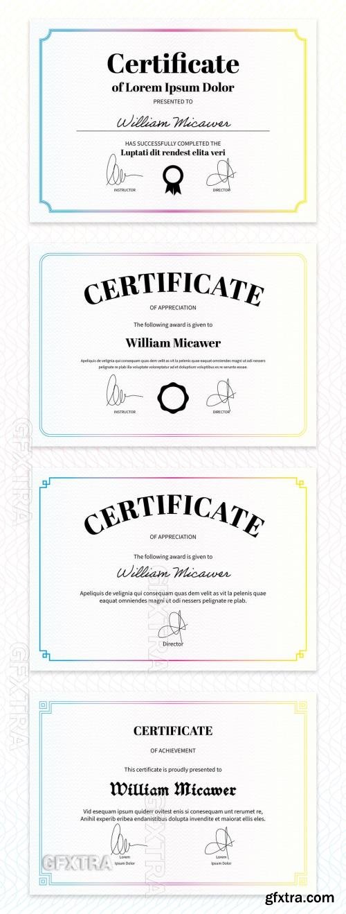 Certificate Set with Simple Frame 766944954