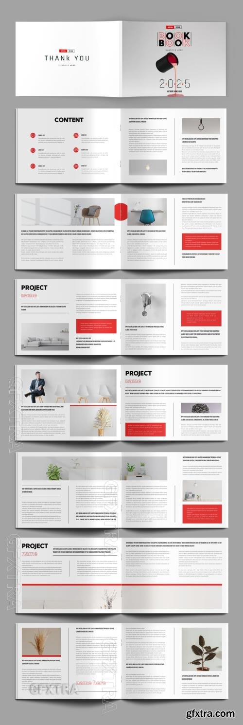 Book Landscape Template Design 767334066