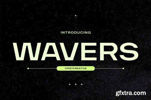 Wavers - Modern Bold Sans - Sport Game Logo Font 243KXCB