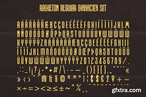 Rackleton - Condensed Ligature Sans Z6V94LP