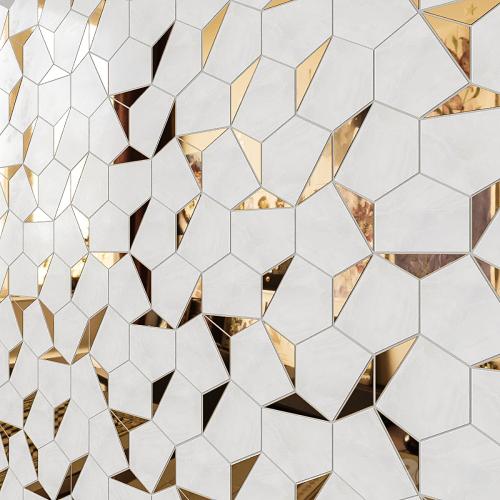 Mosaic / Porcelain stoneware / VALLELUNGA NOLITA Triangoli