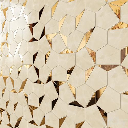 Mosaic / Porcelain stoneware / VALLELUNGA NOLITA Triangoli