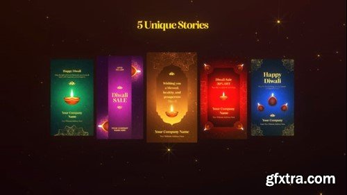 Videohive Diwali Social Media Post 54702754