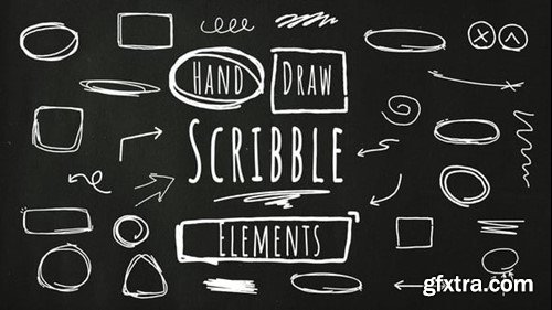 Videohive Doodle Sketch Scribble Stroke Elements Pack 54689779