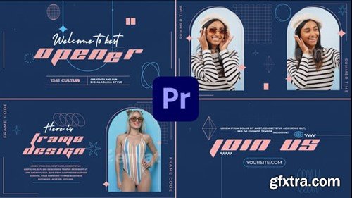 Videohive Modern Fashion Trendy Frame Slides Opener 54574622