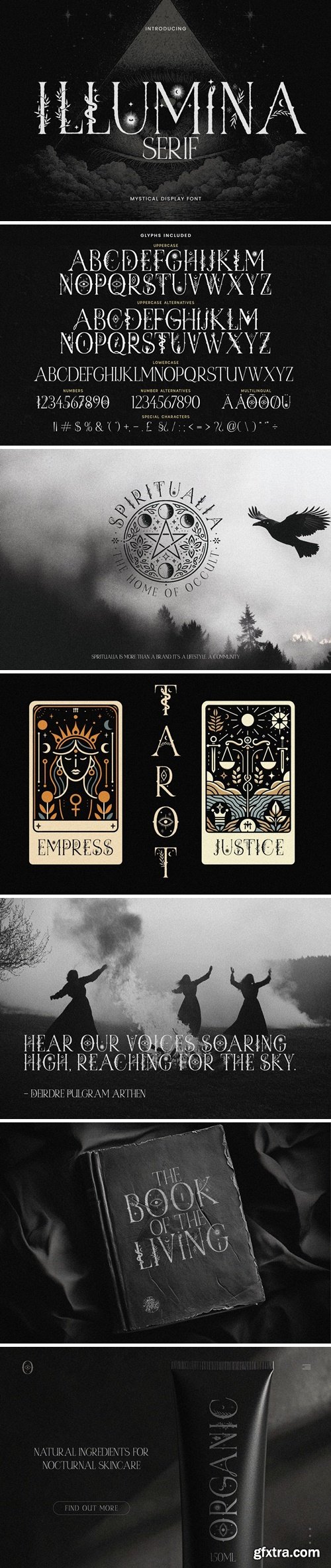 Illumina - Esoteric Tarot Display Font