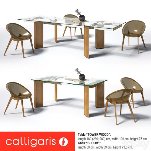 Calligaris Tower Wood, Bloom