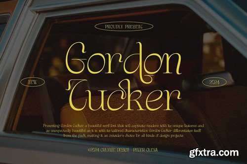 Gordon Tucker Stylish Serif Y8NF4K4