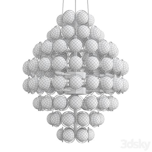 Unique Statement Tiered Chandelier