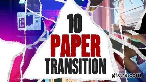 Videohive Paper Transition V3 54671153