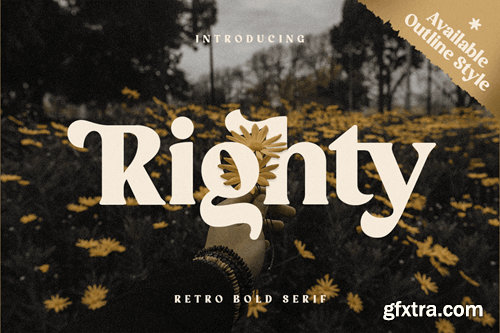 Righty - Retro Bold Serif Z3L2LPL